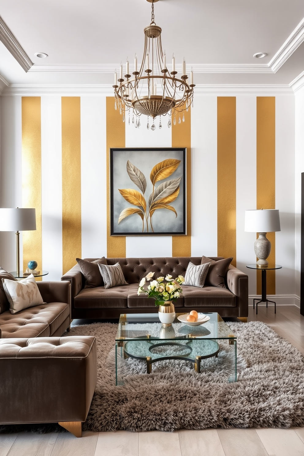 Gold Leaf Wall Painting Ideas 4