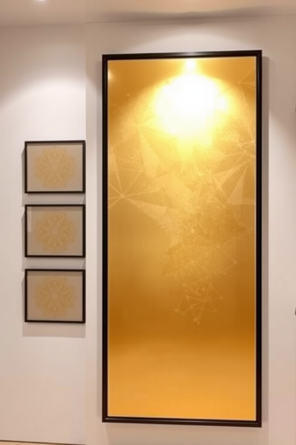 Gold Wall Painting Ideas 21