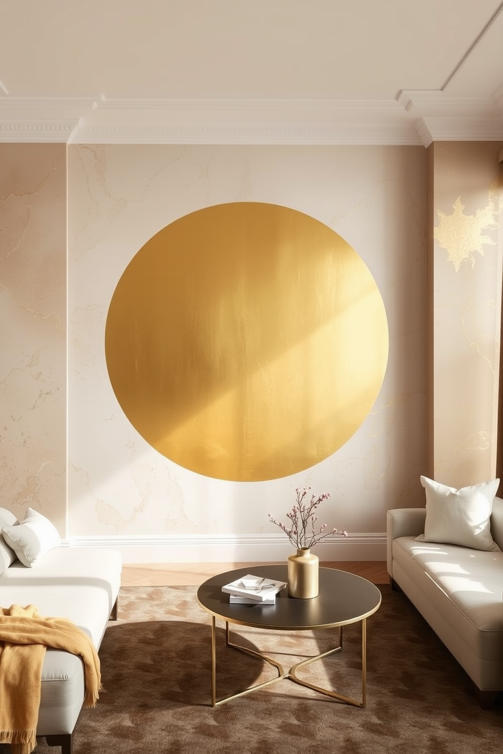 Gold Wall Painting Ideas 3