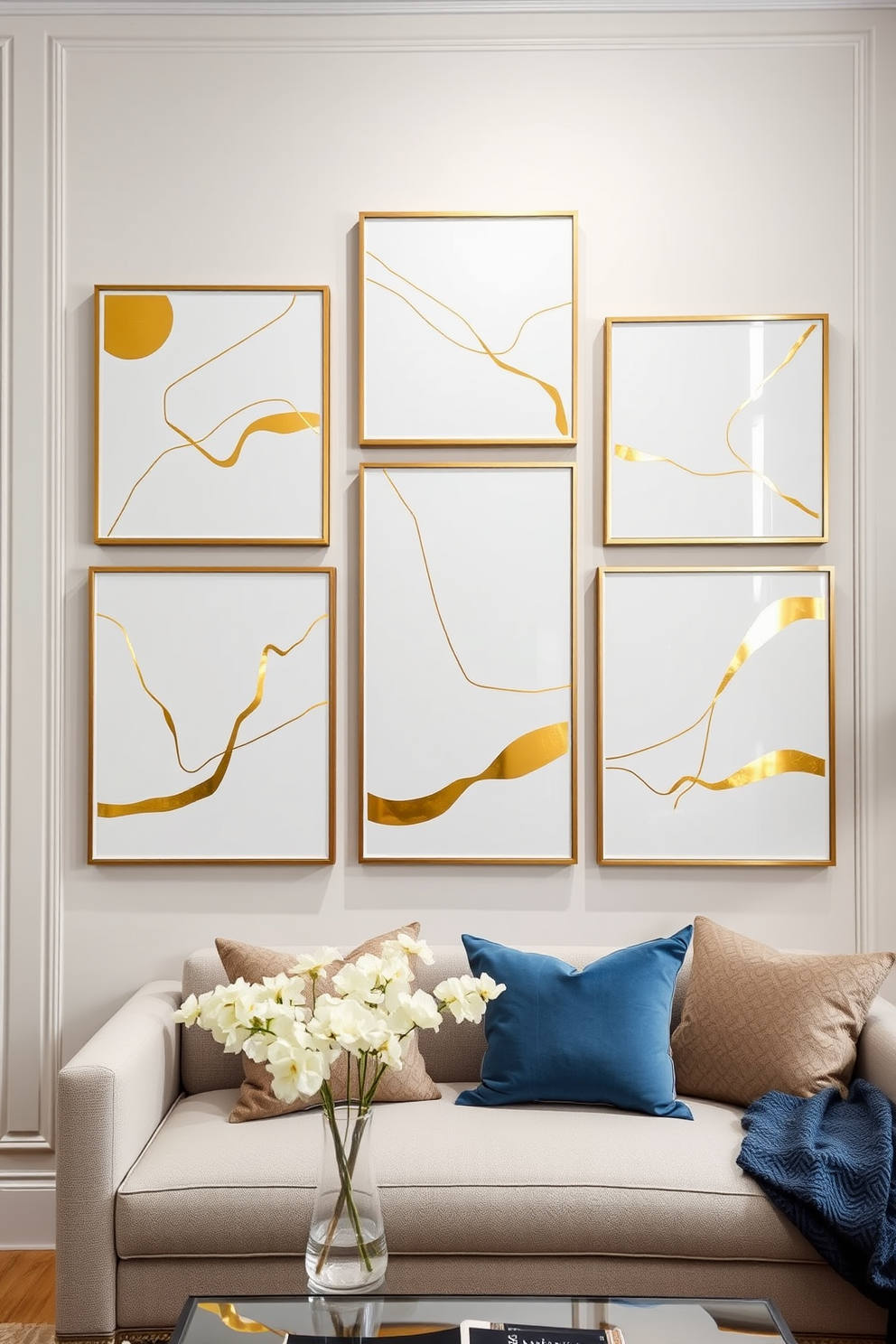 Gold Wall Painting Ideas 4