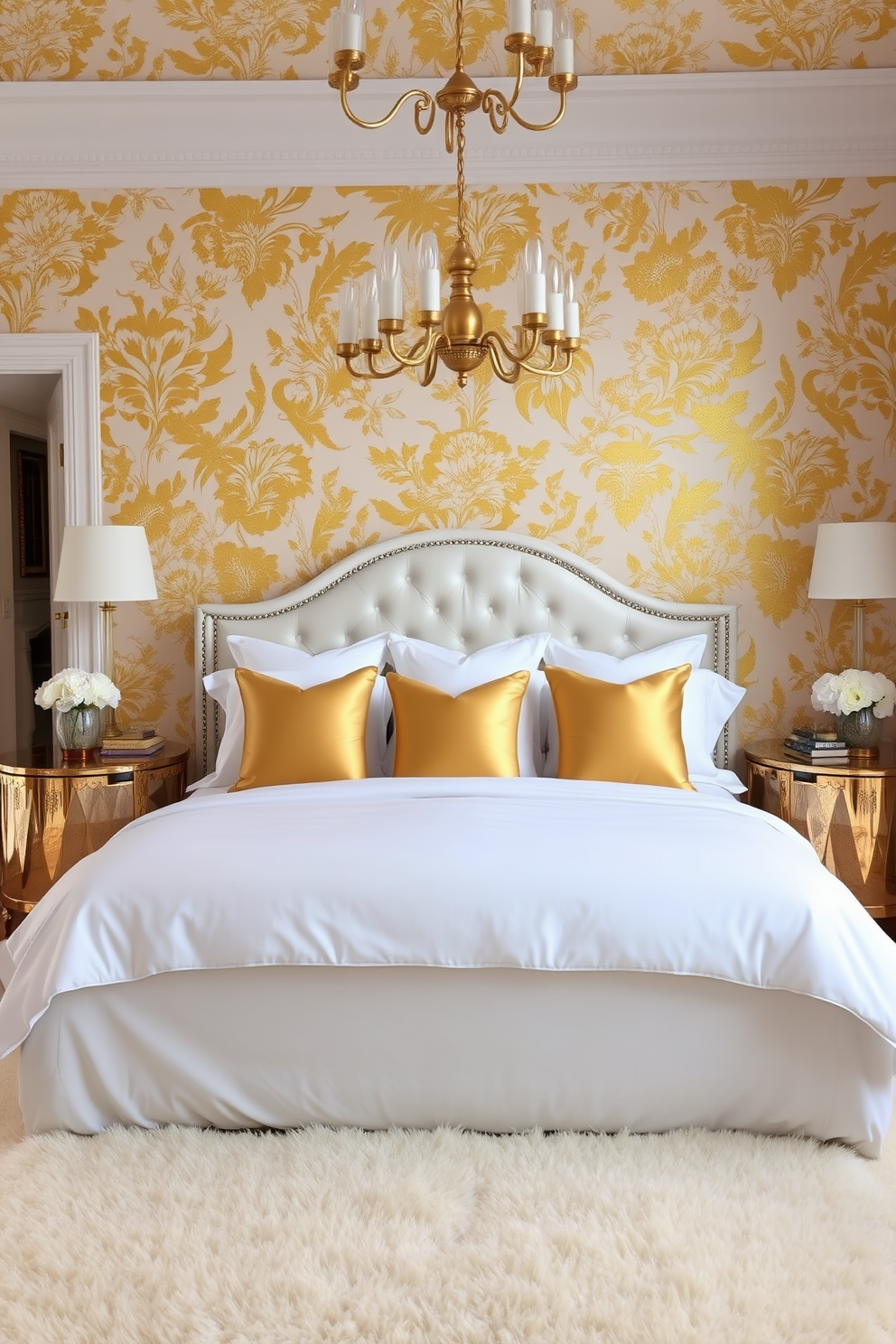 Gold Wallpaper Decorating Ideas 3