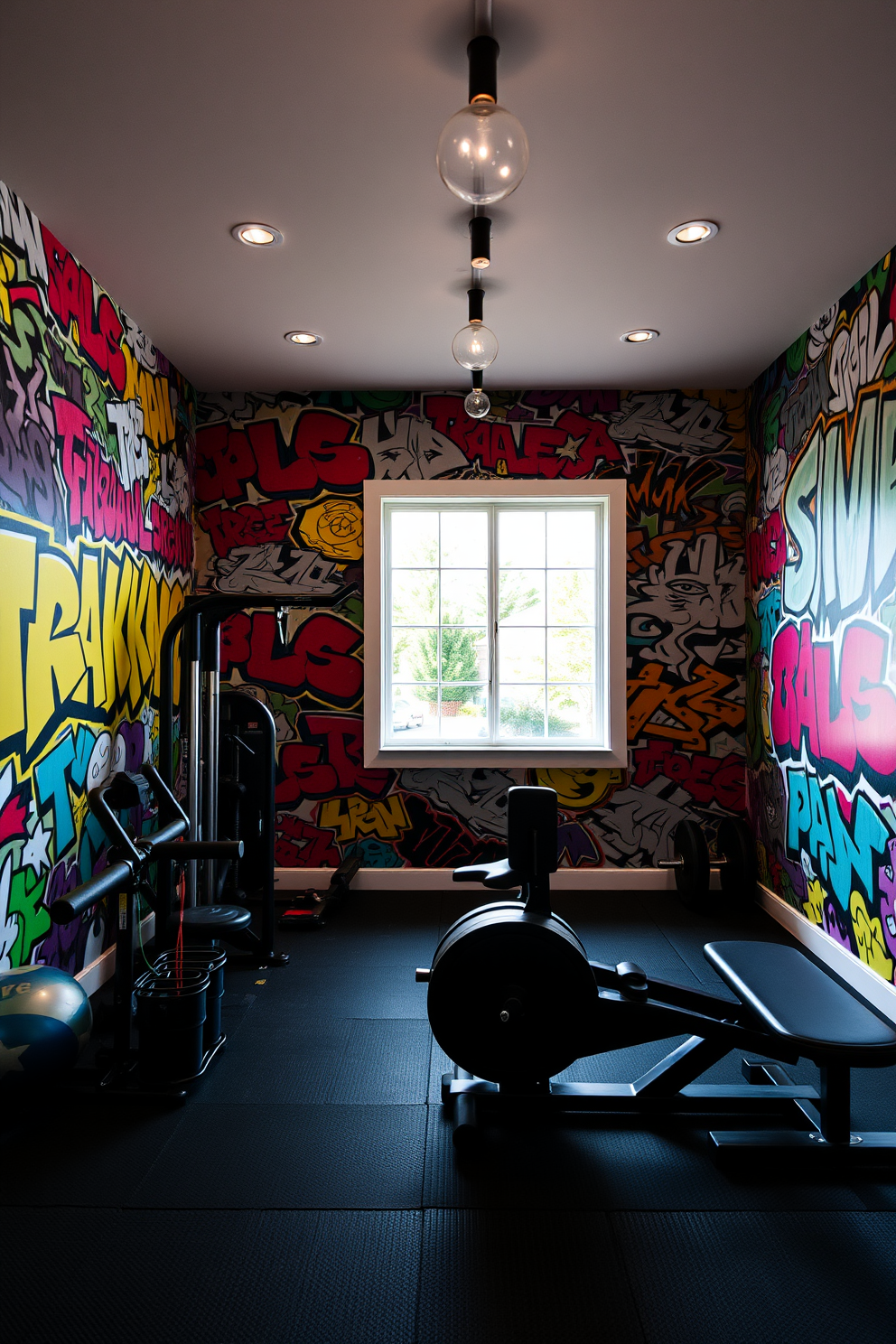 Graffiti Wallpaper Decorating Ideas 10