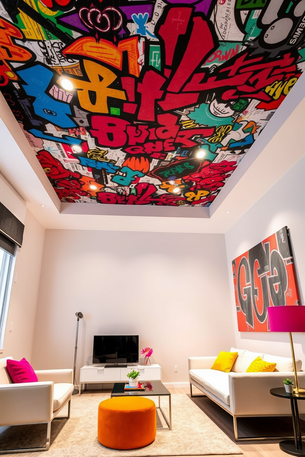 Graffiti Wallpaper Decorating Ideas 14