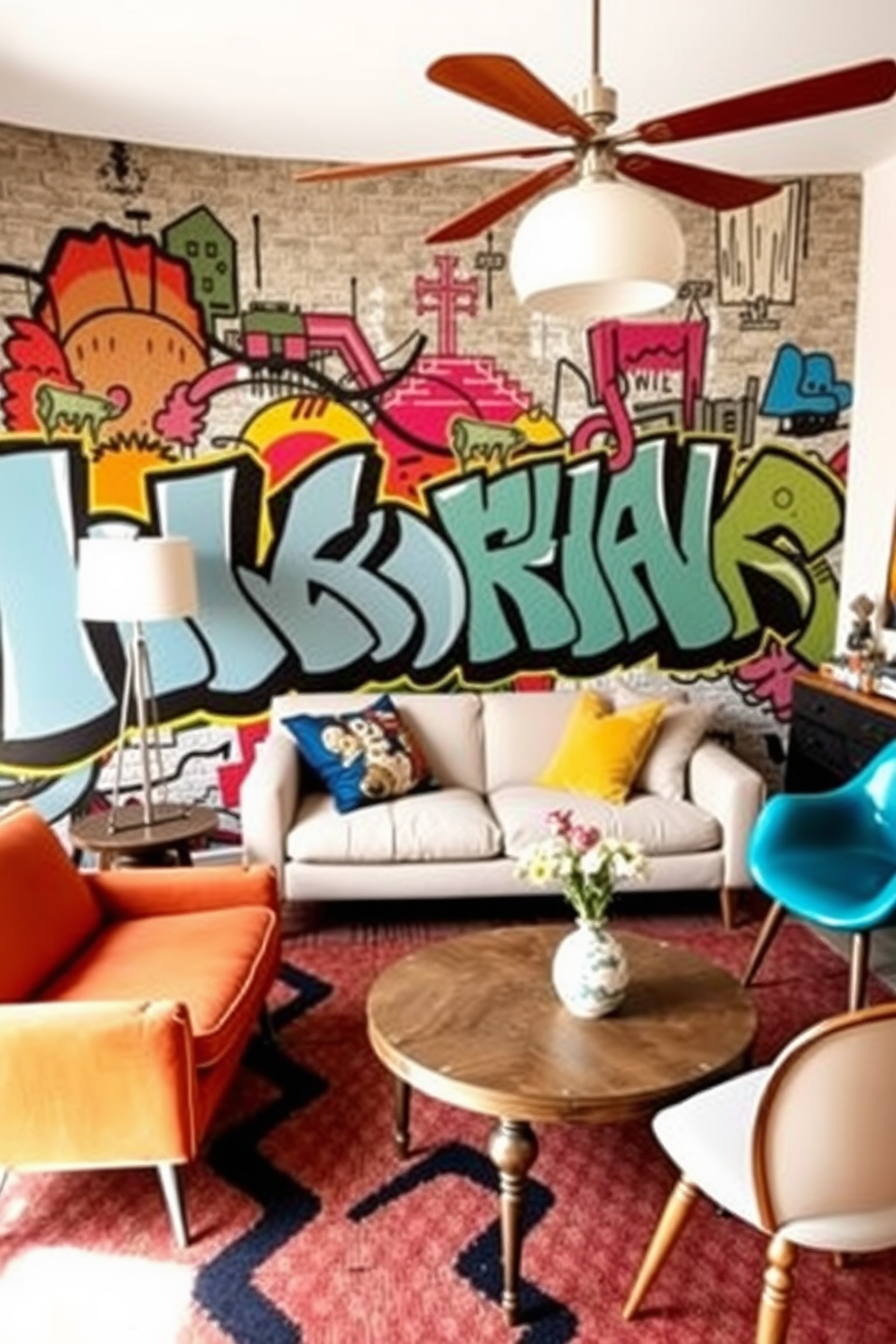 Graffiti Wallpaper Decorating Ideas 5