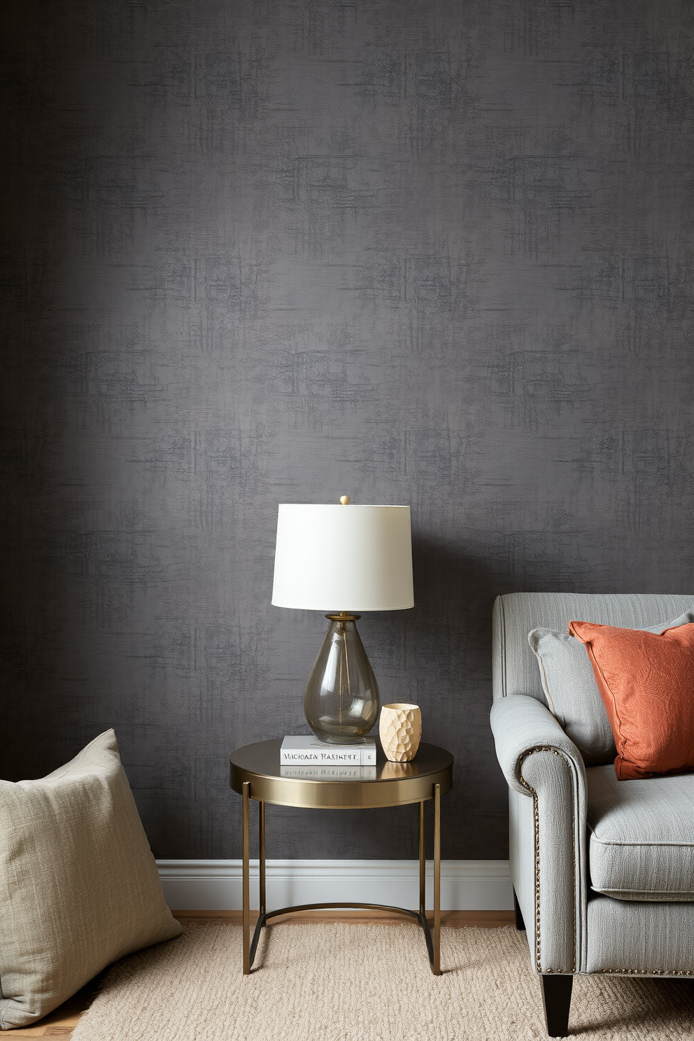 Gray Wallpaper Decorating Ideas 16