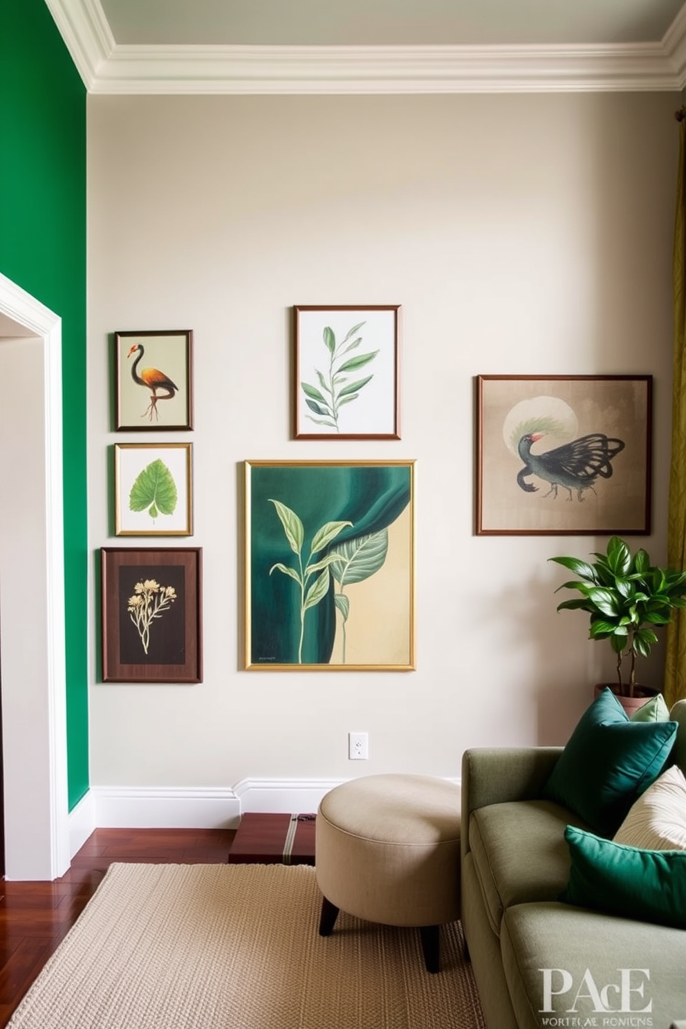 Green Wall Painting Ideas 2