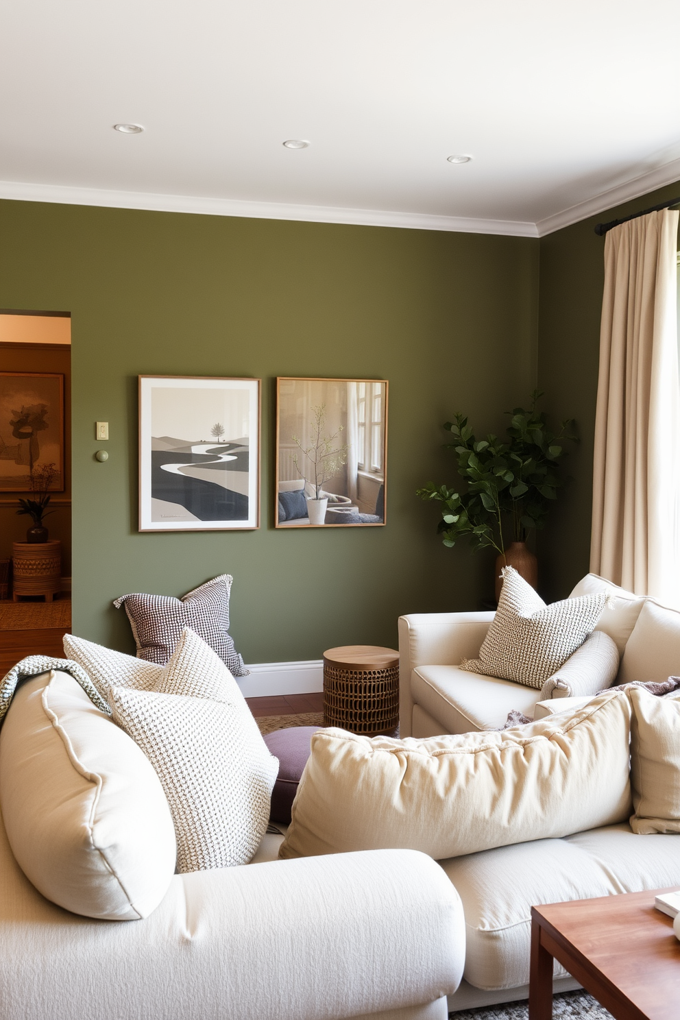 Green Wall Painting Ideas 3