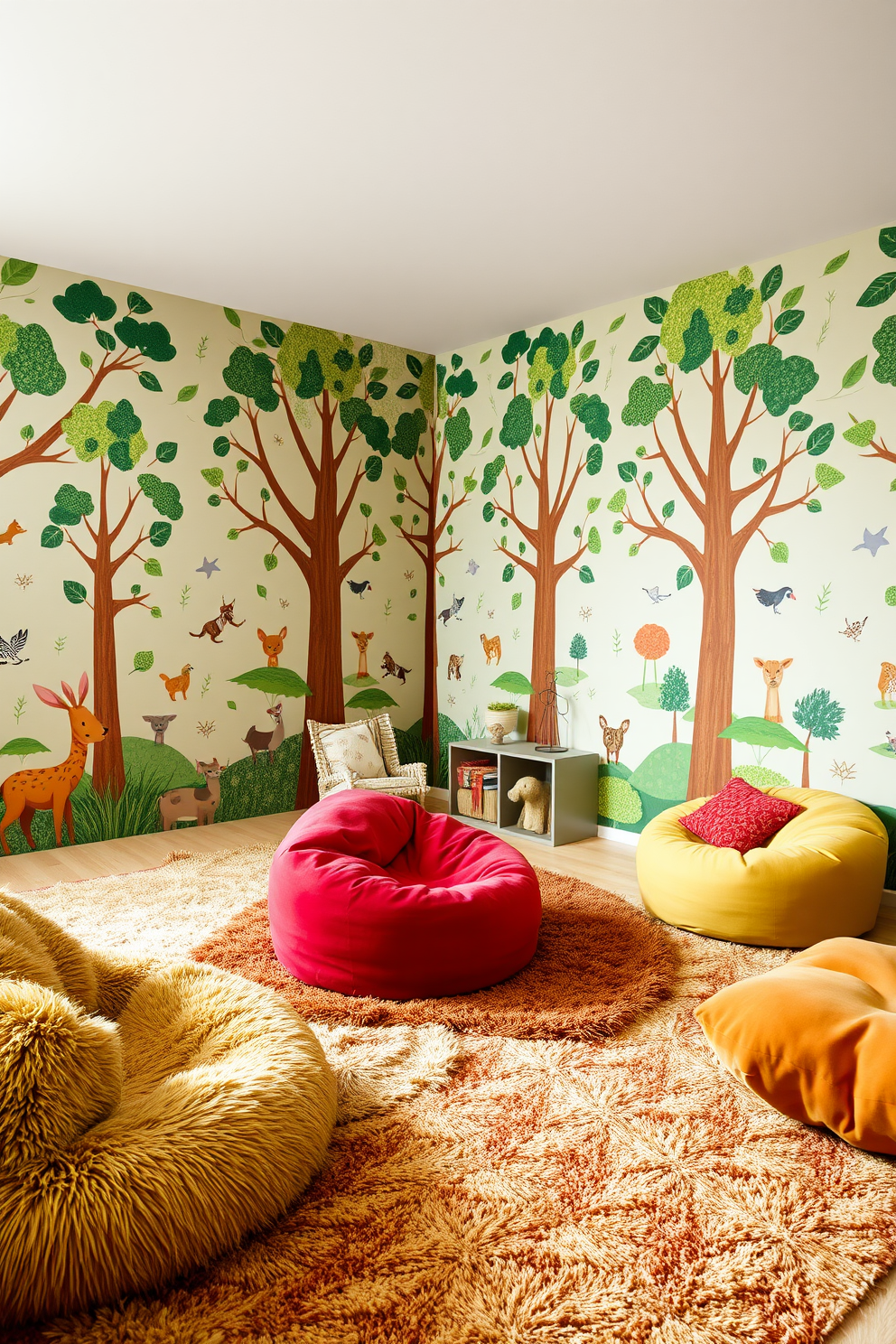 Green Wallpaper Decorating Ideas 12