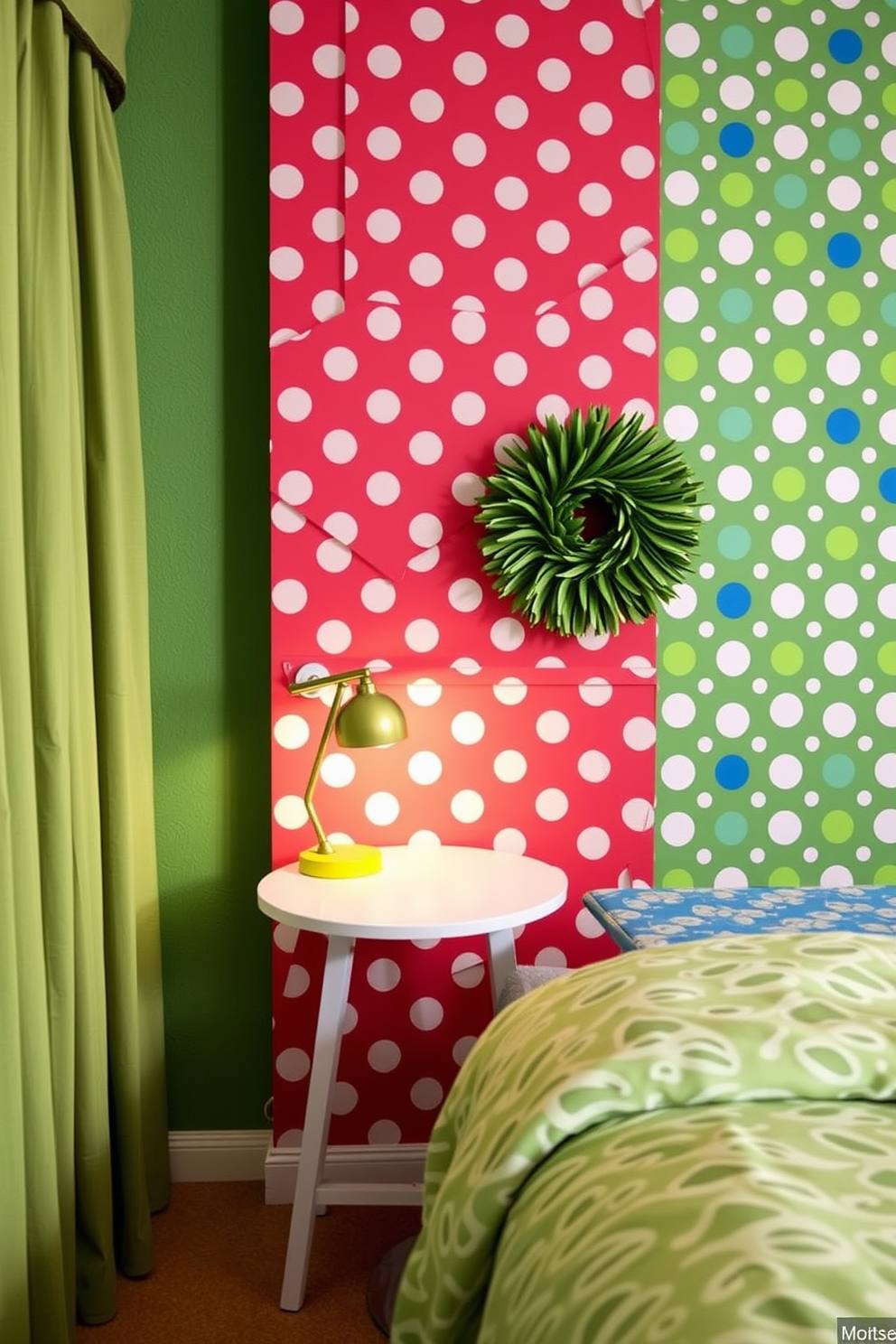 Green Wallpaper Decorating Ideas 21