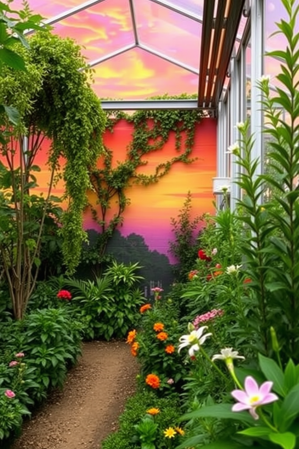 Greenhouse Wall Painting Ideas 12