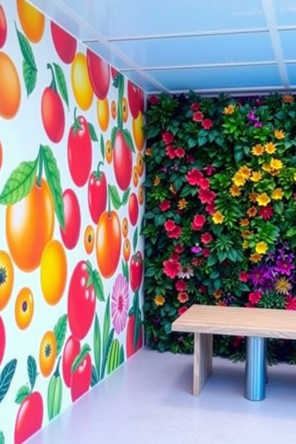 Greenhouse Wall Painting Ideas 24