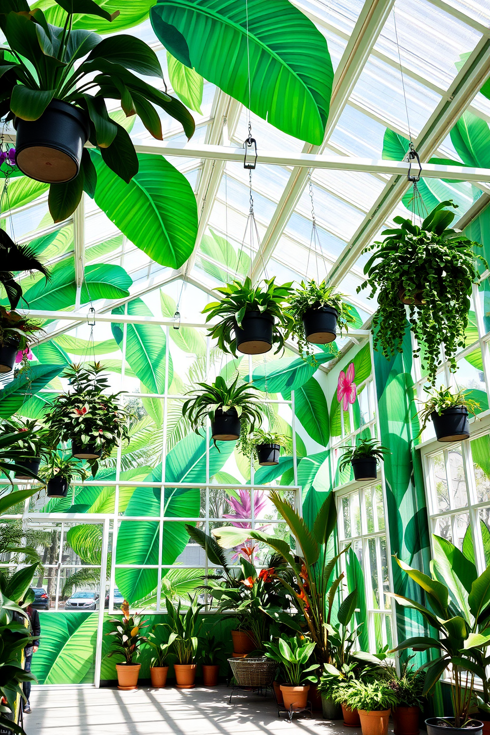 Greenhouse Wall Painting Ideas 5