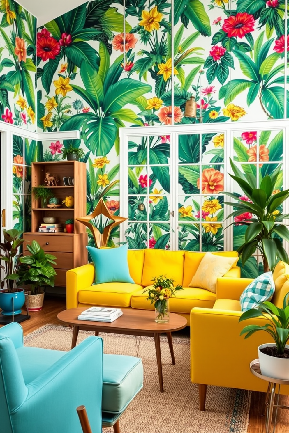 Greenhouse Wallpaper Decorating Ideas 21