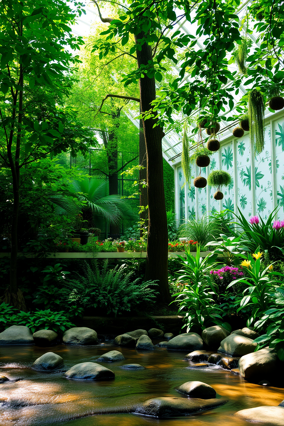 Greenhouse Wallpaper Decorating Ideas 22