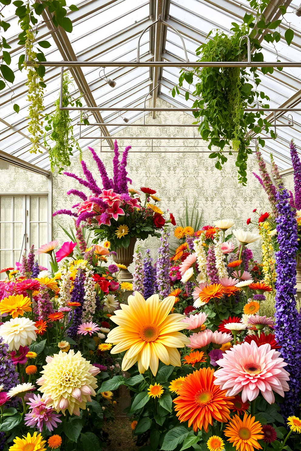 Greenhouse Wallpaper Decorating Ideas 7