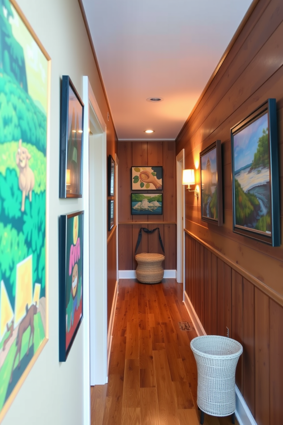 Hallway Wall Painting Ideas 18