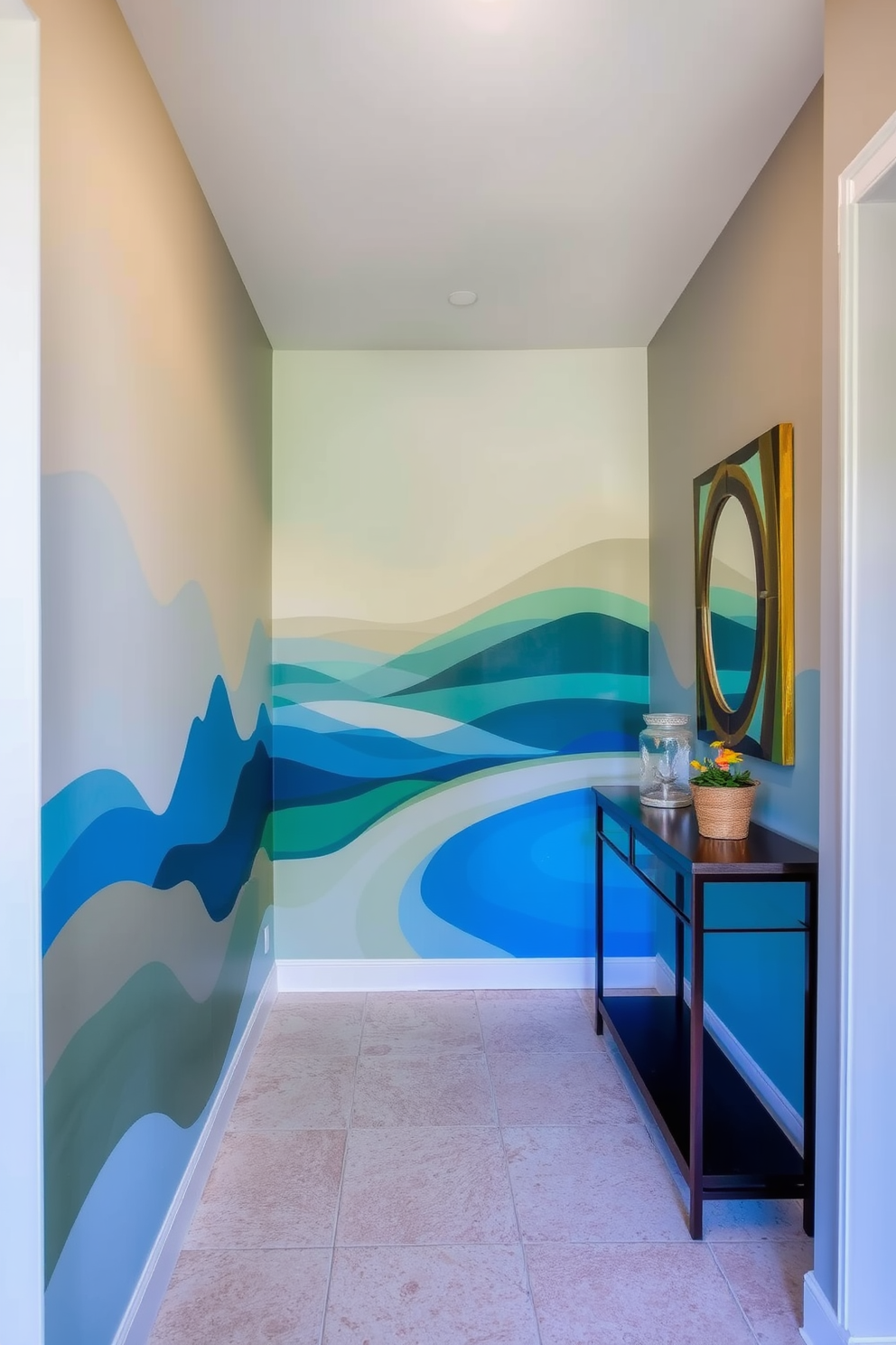 Hallway Wall Painting Ideas 30