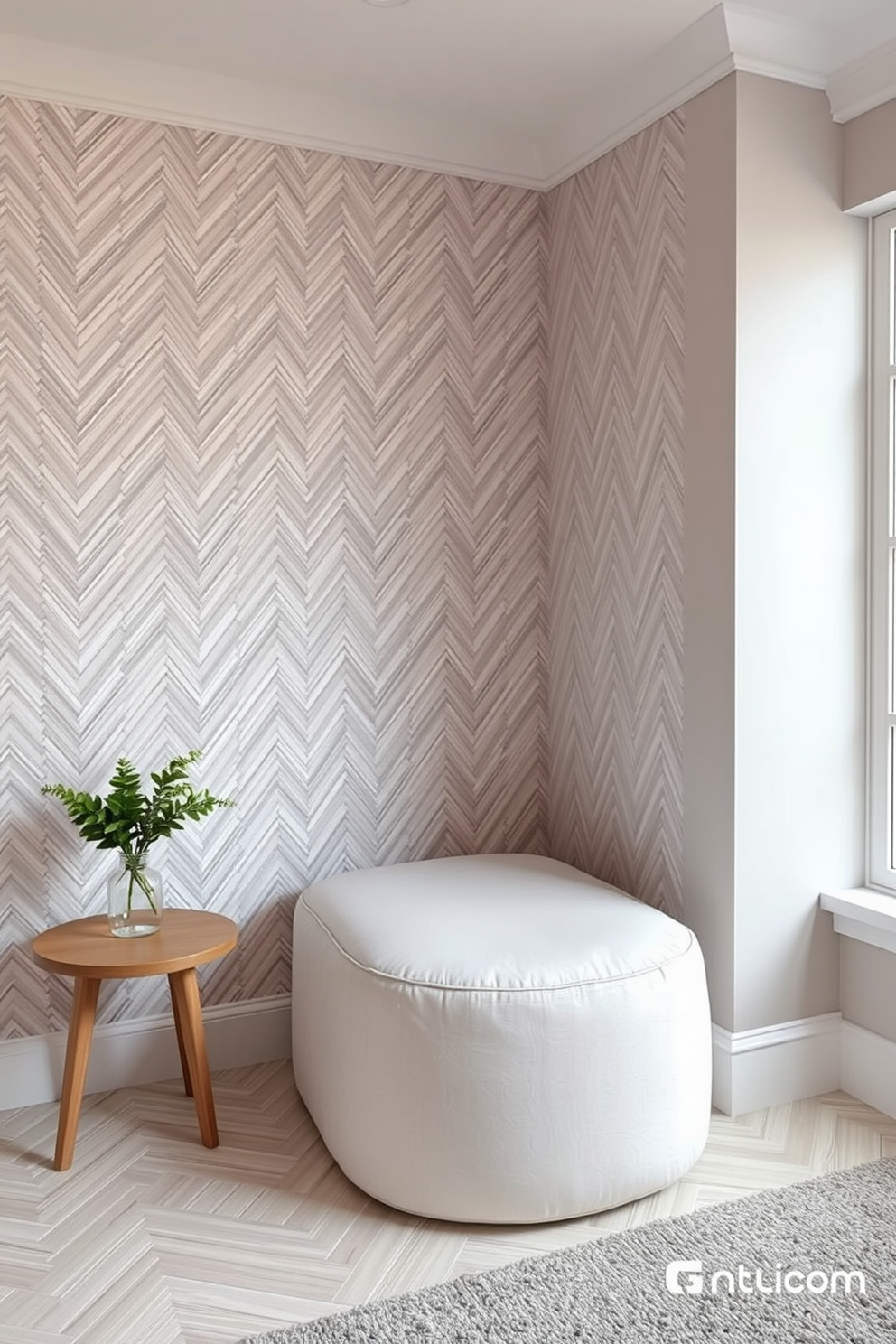 Herringbone Wall Painting Ideas 20