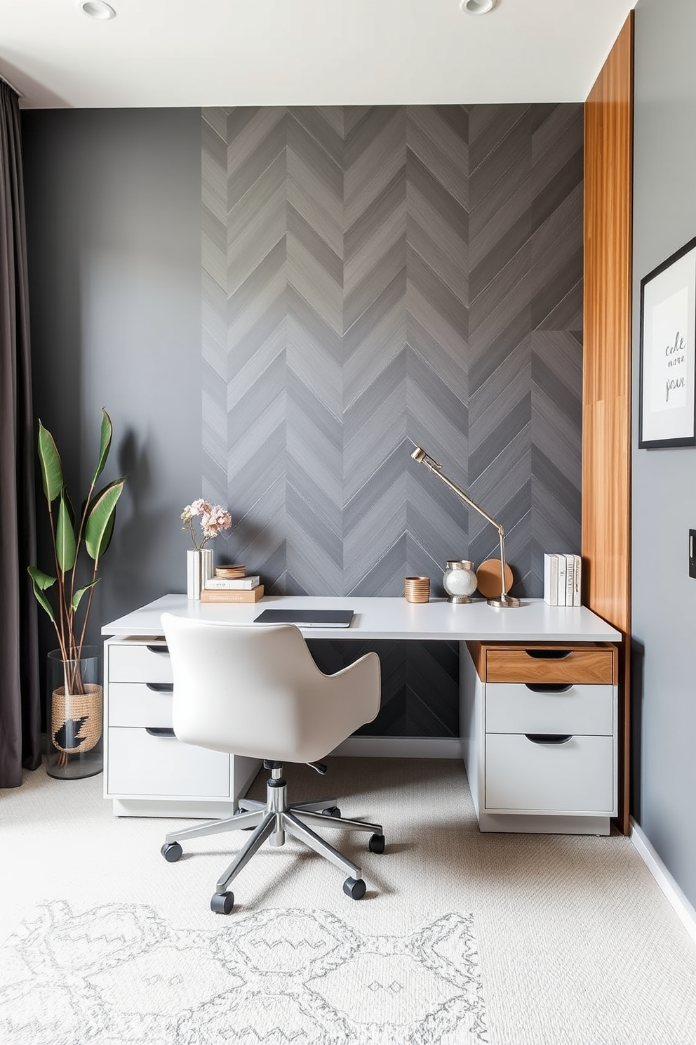 Herringbone Wall Painting Ideas 27