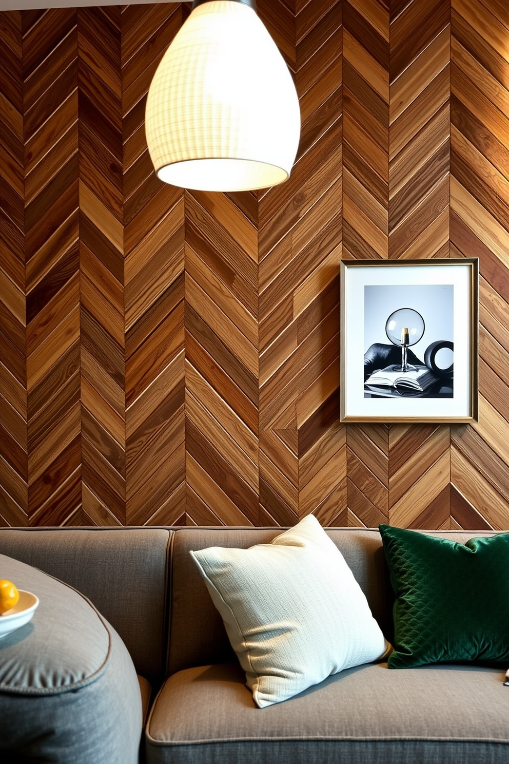 Herringbone Wall Painting Ideas 28