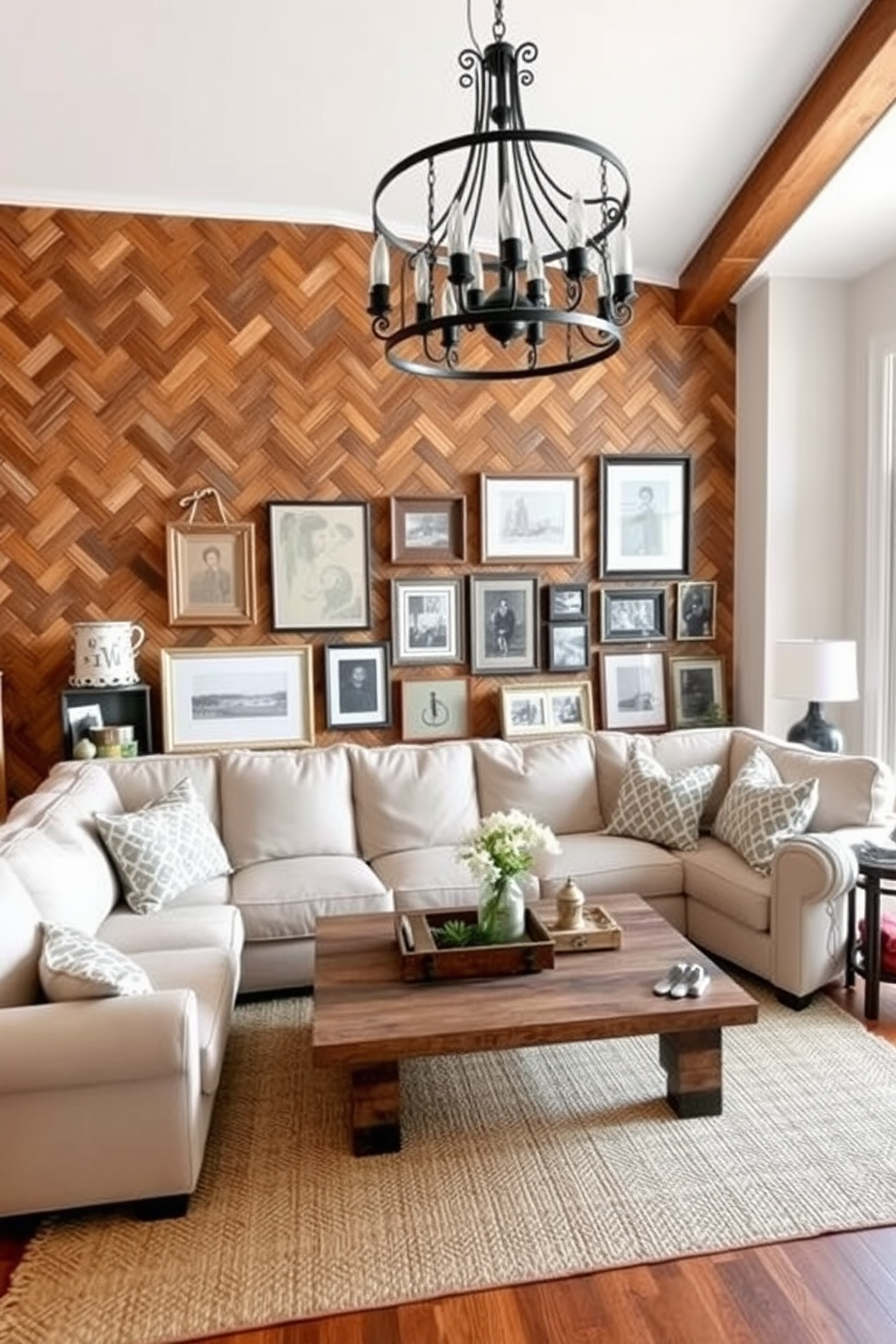 Herringbone Wall Painting Ideas 4