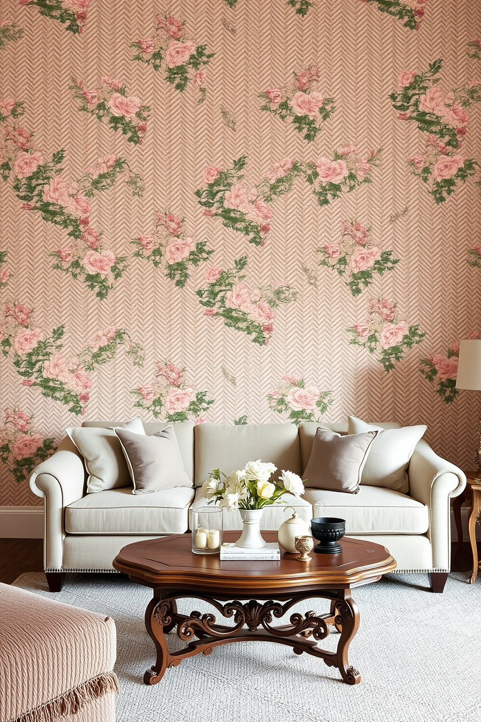 Herringbone Wallpaper Decorating Ideas 28