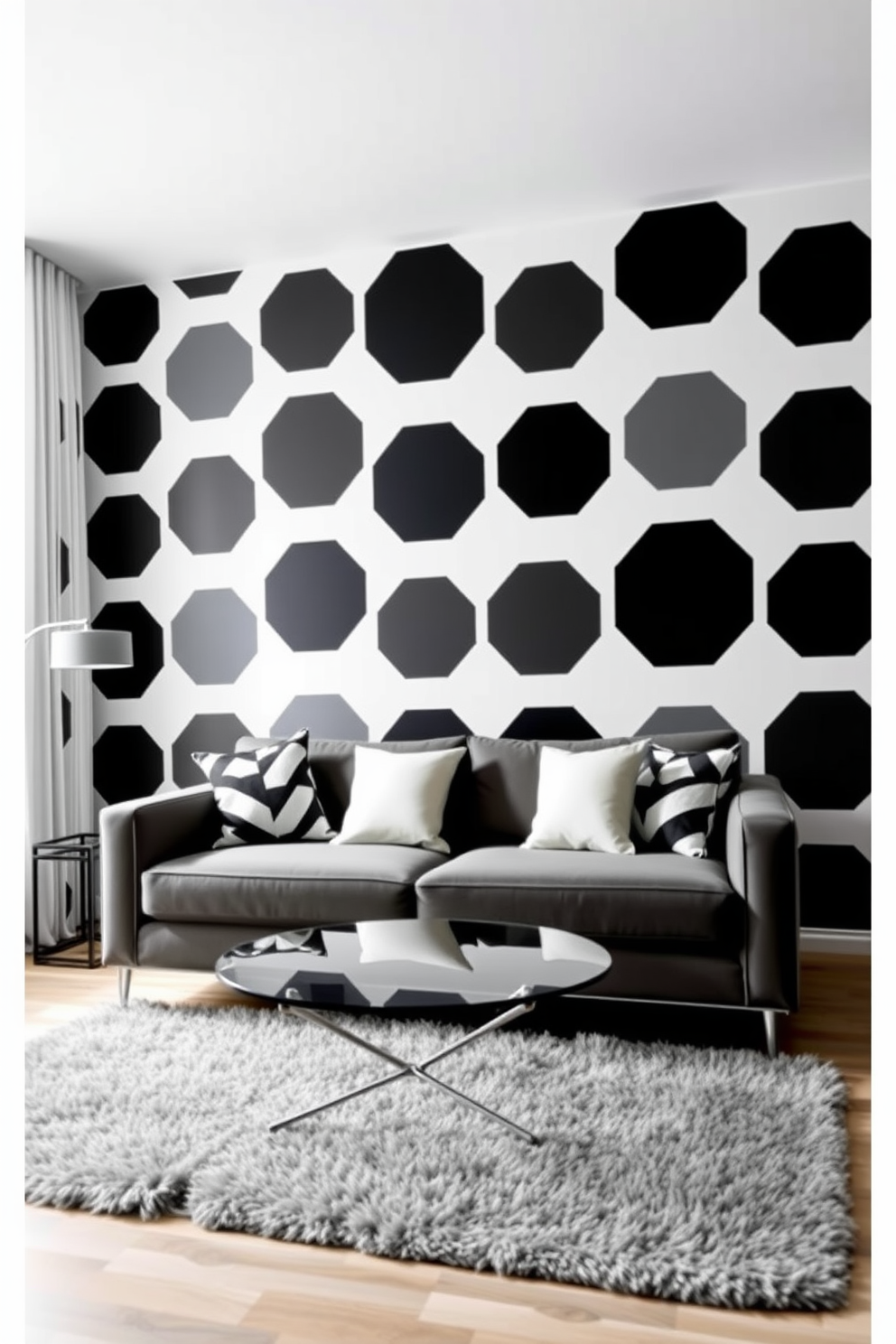 Hexagon Wallpaper Decorating Ideas 7