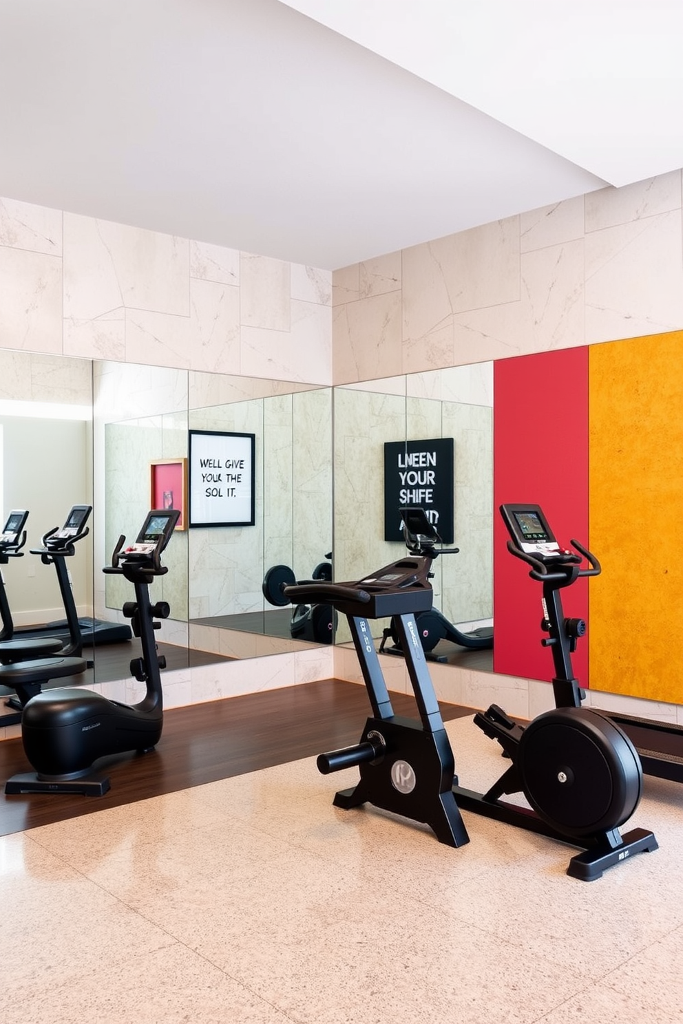 Home Gym Wall Painting Ideas 10