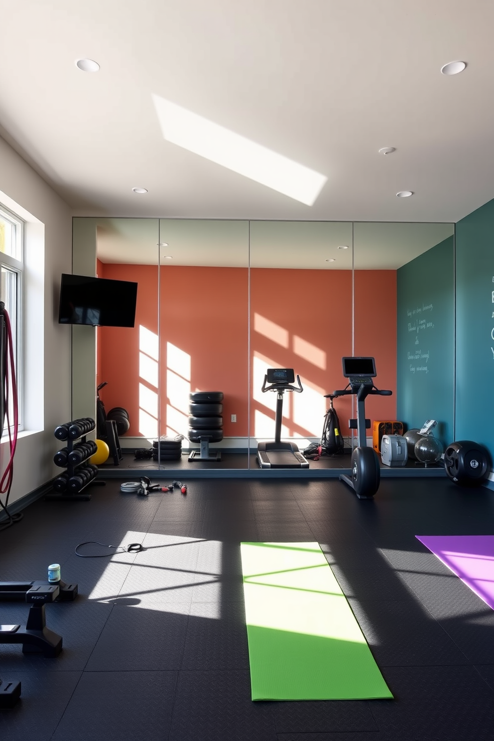 Home Gym Wall Painting Ideas 11