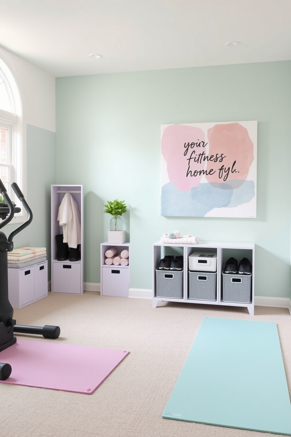 Home Gym Wall Painting Ideas 12