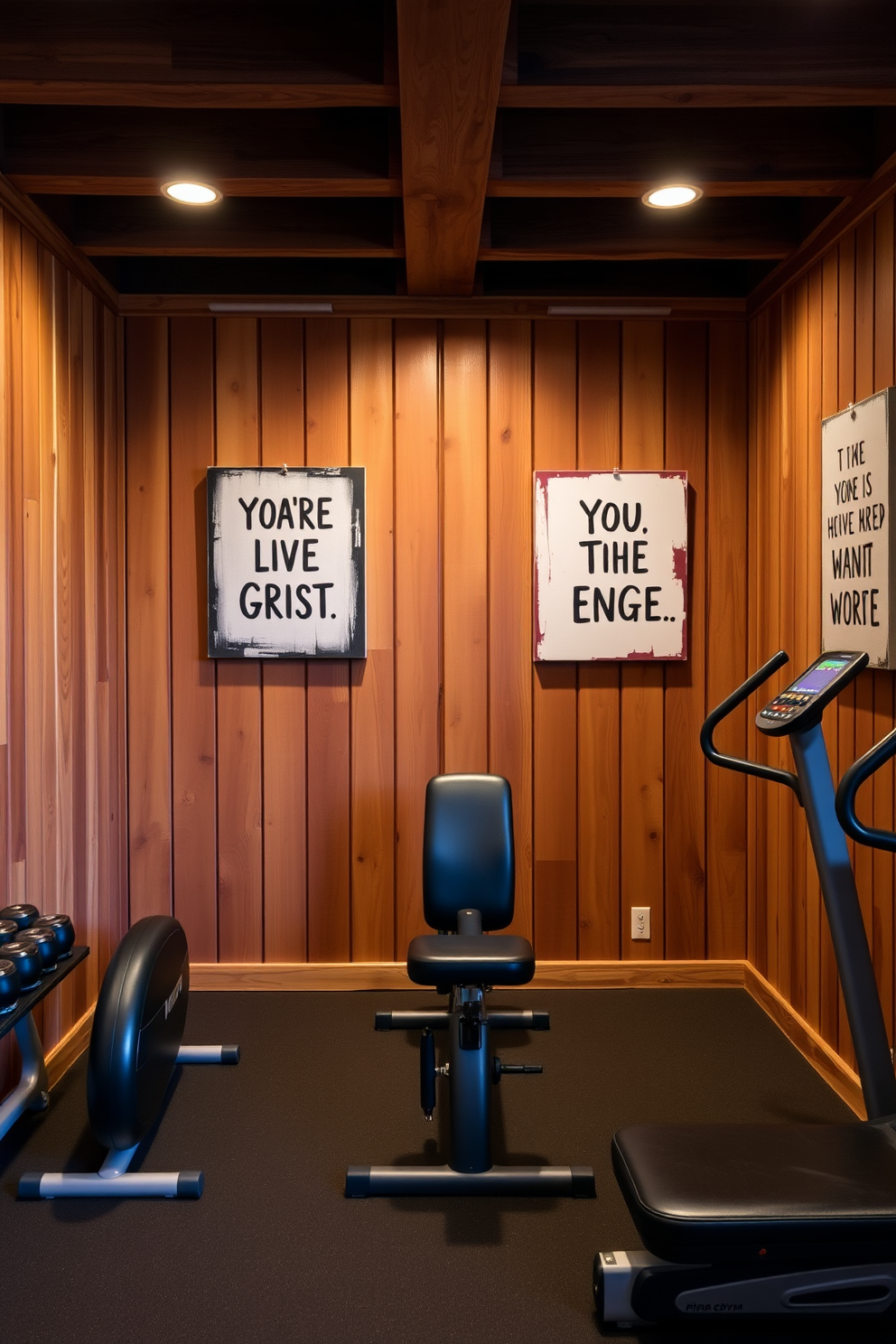 Home Gym Wall Painting Ideas 17