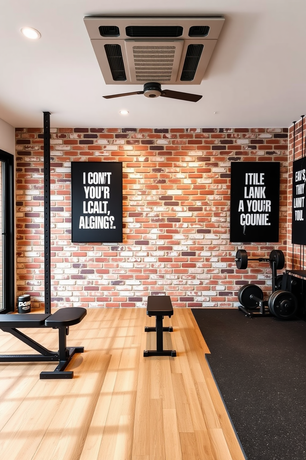 Home Gym Wall Painting Ideas 23