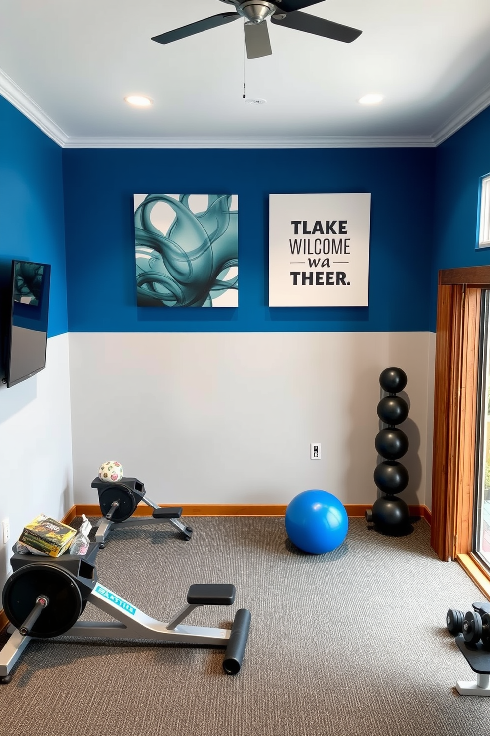 Home Gym Wall Painting Ideas 4