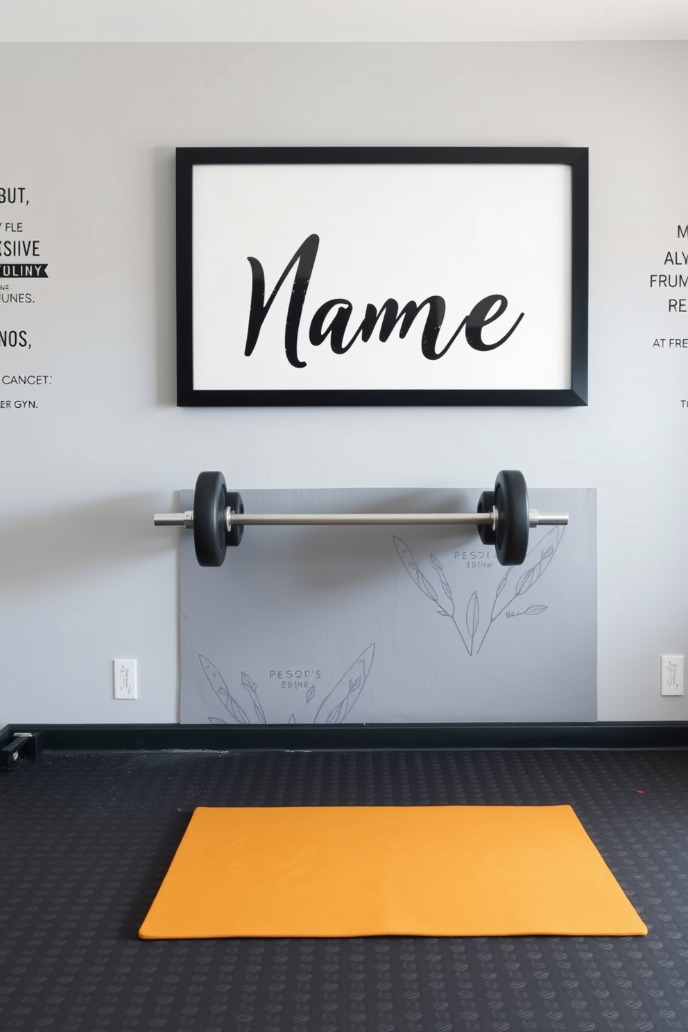 Home Gym Wallpaper Decorating Ideas 12