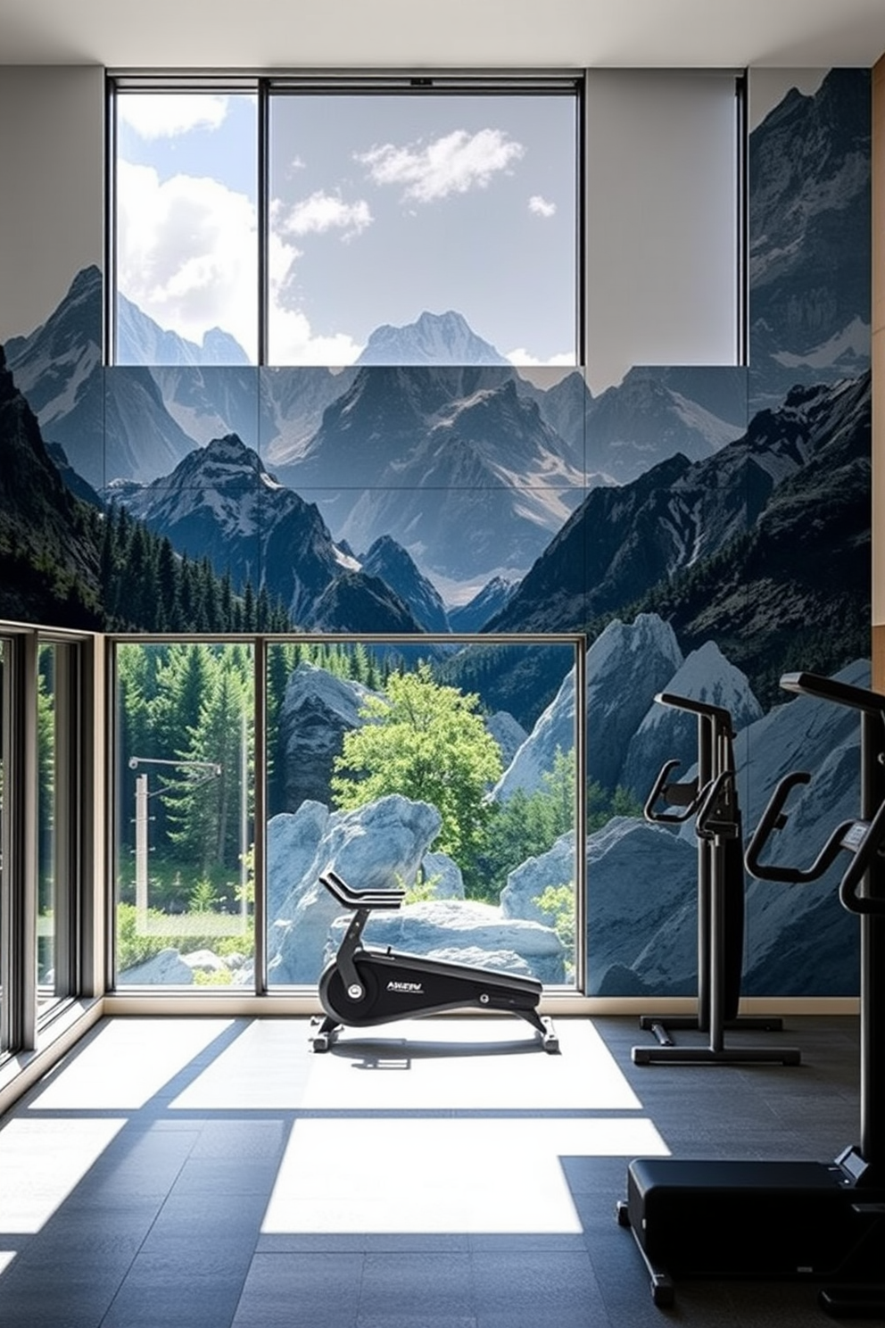 Home Gym Wallpaper Decorating Ideas 17