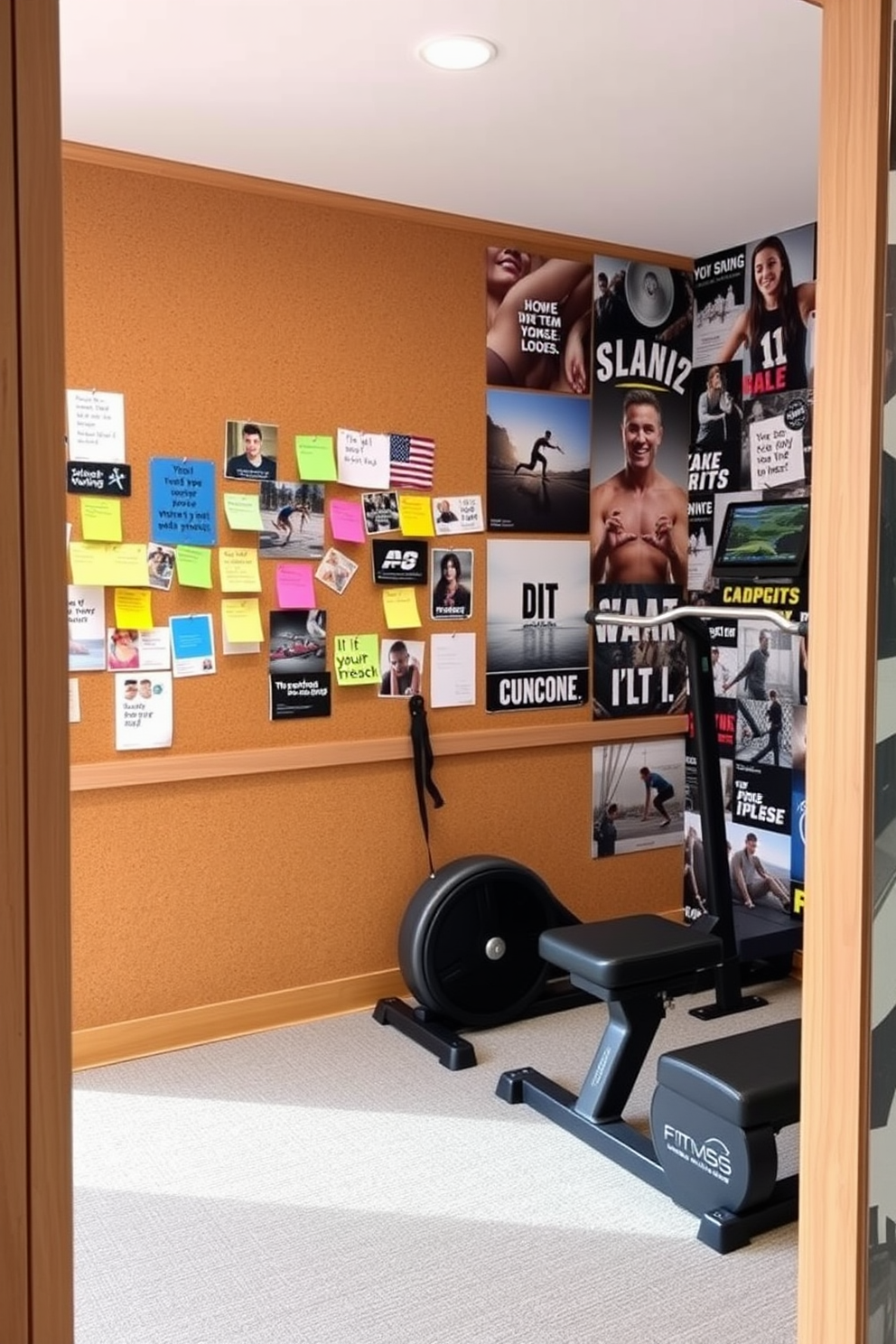 Home Gym Wallpaper Decorating Ideas 20