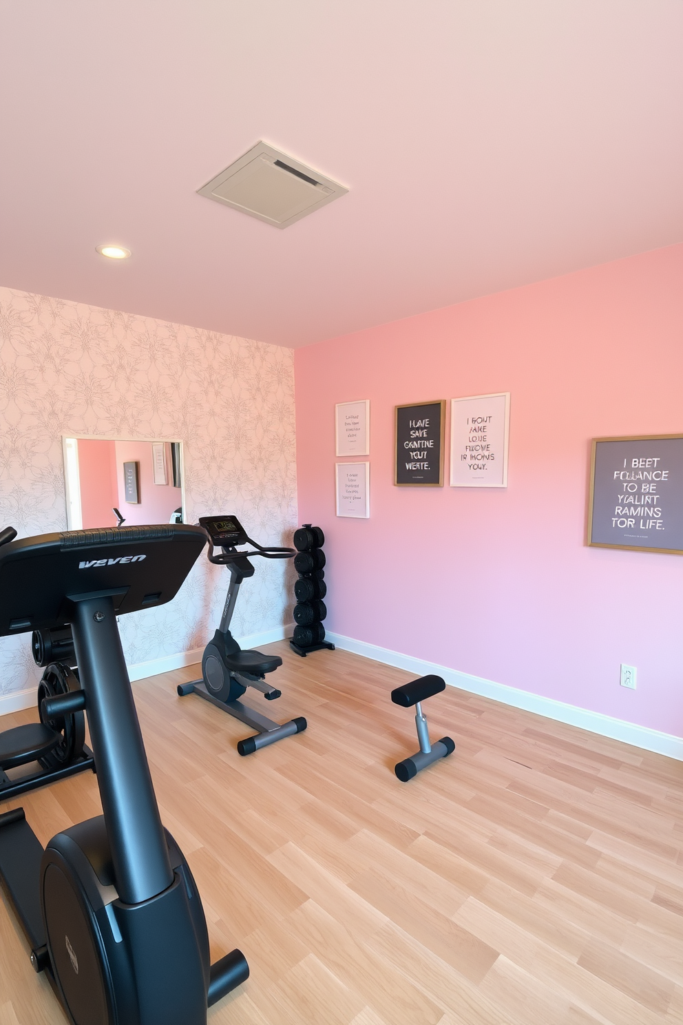 Home Gym Wallpaper Decorating Ideas 21