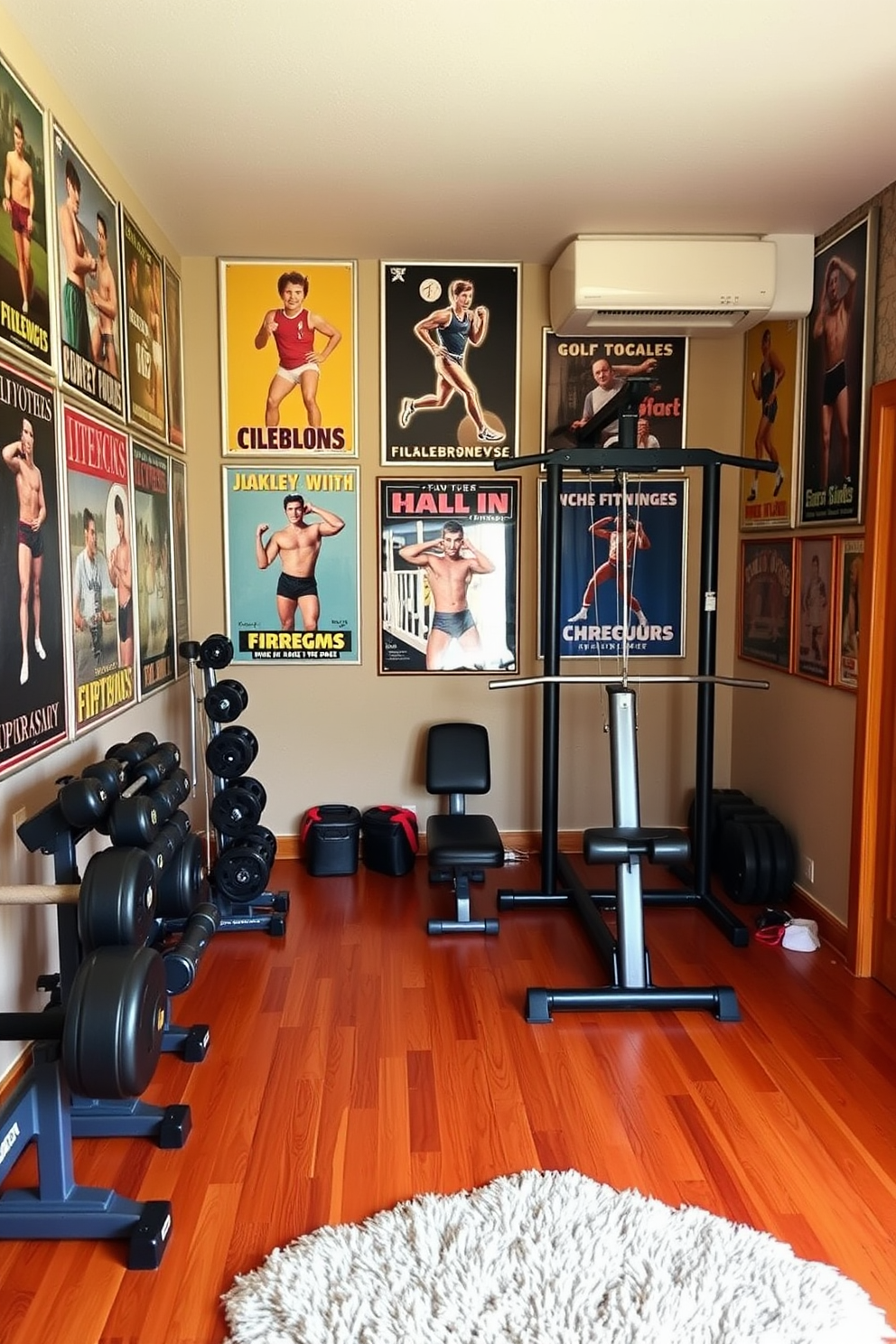 Home Gym Wallpaper Decorating Ideas 7