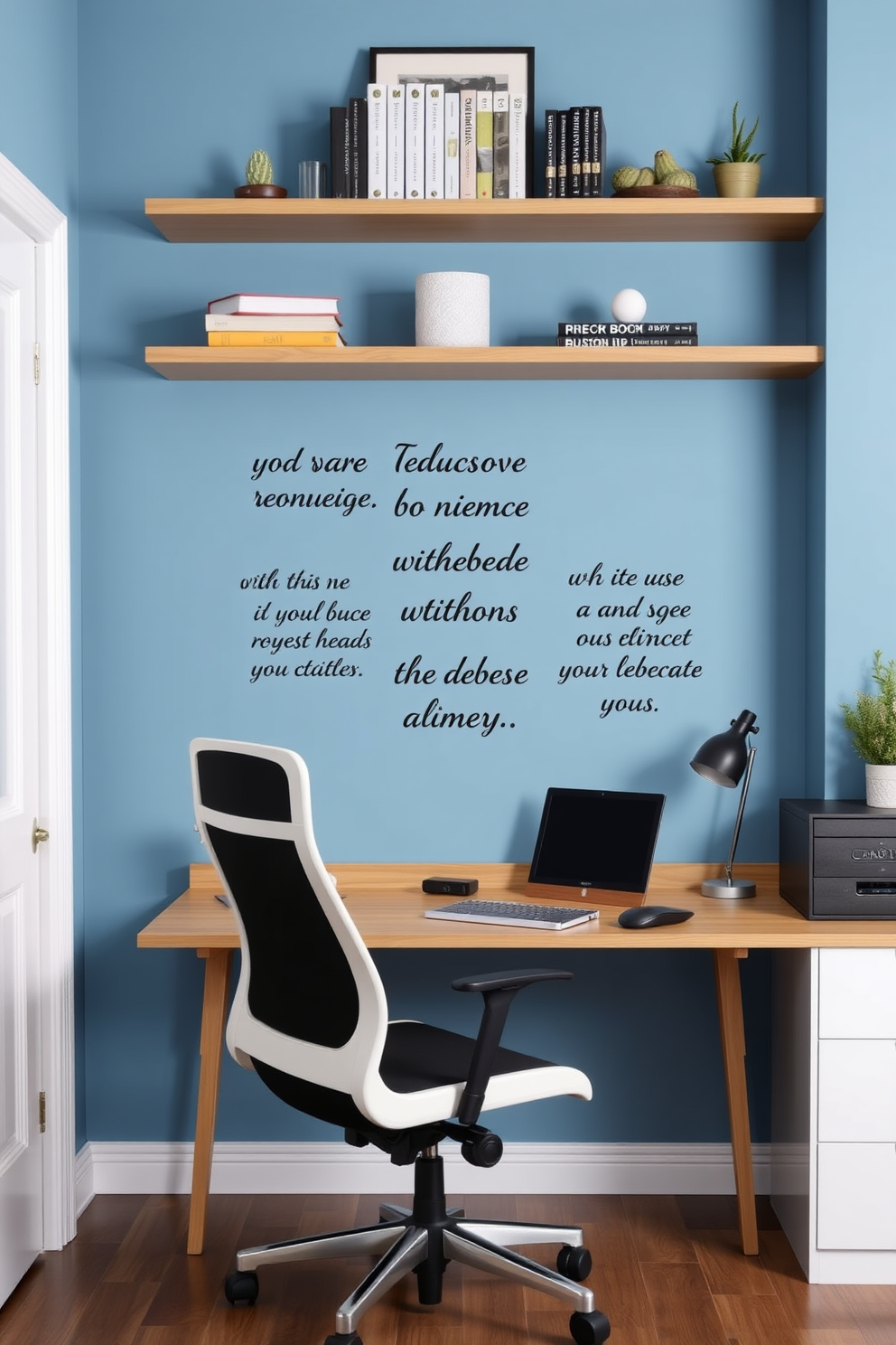 Home Office Wall Painting Ideas 17