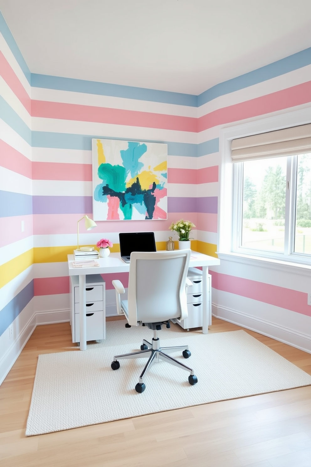 Home Office Wall Painting Ideas 20