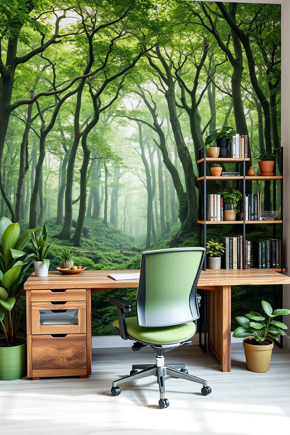 Home Office Wall Painting Ideas 8