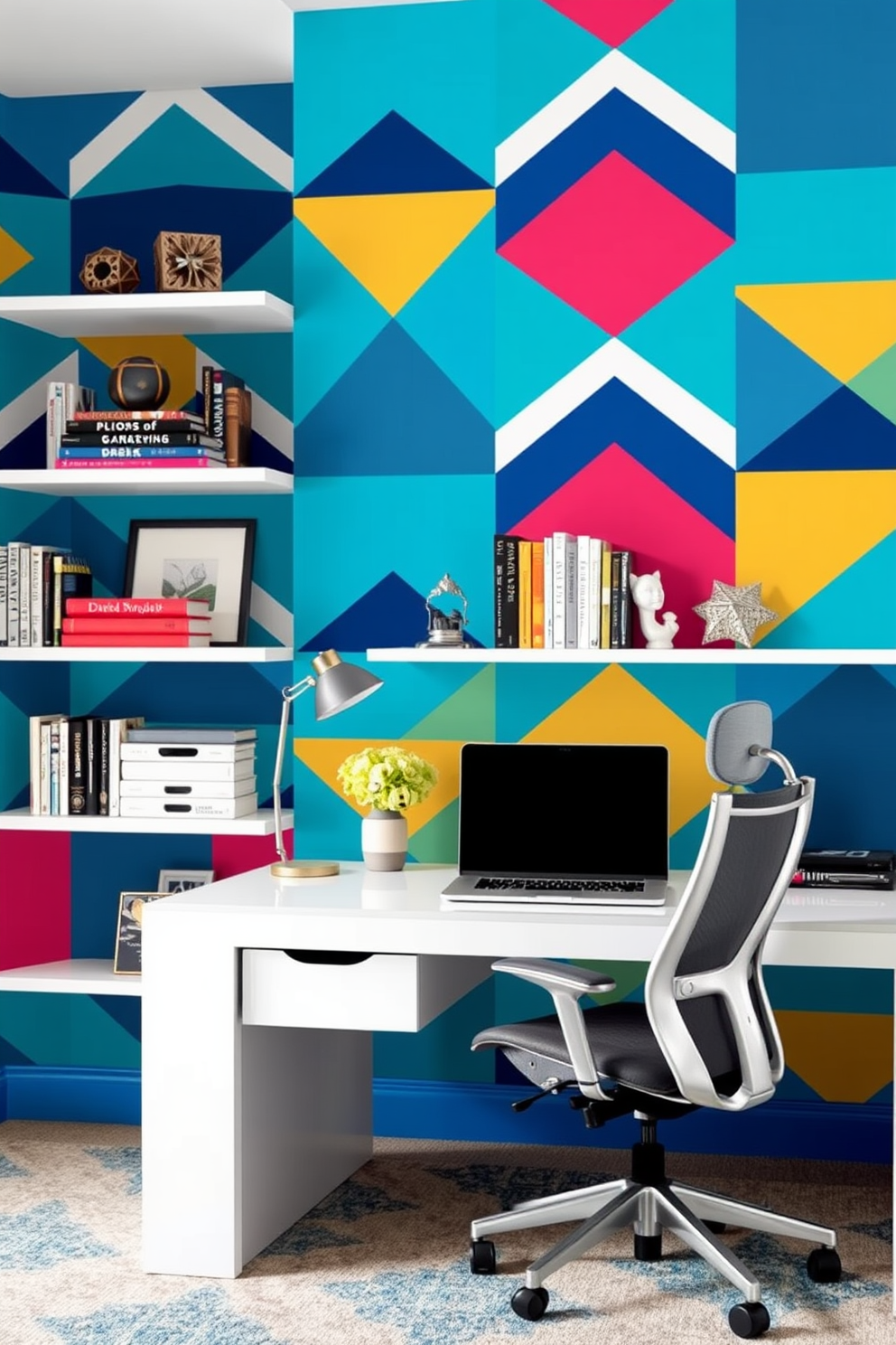 Home Office Wallpaper Decorating Ideas 1