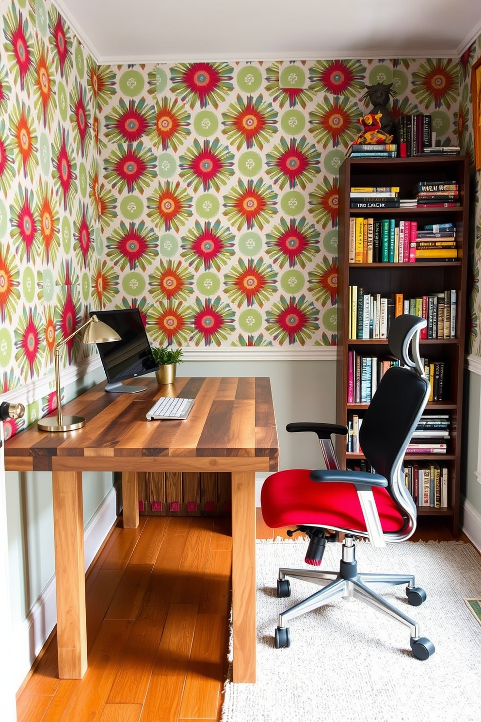 Home Office Wallpaper Decorating Ideas 17