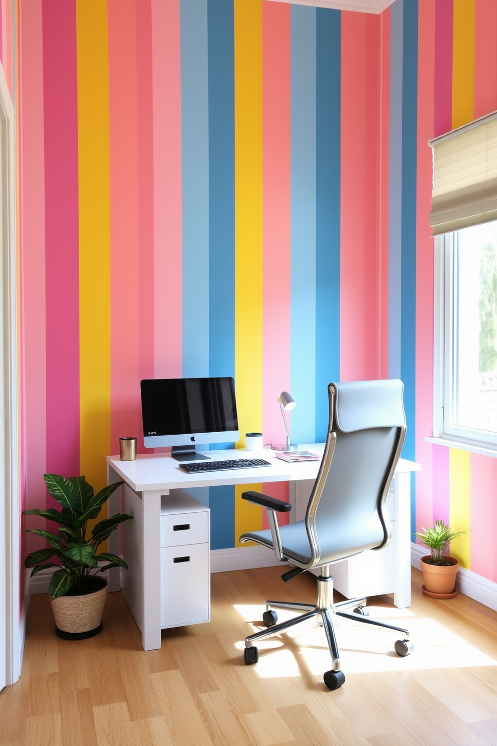 Home Office Wallpaper Decorating Ideas 29