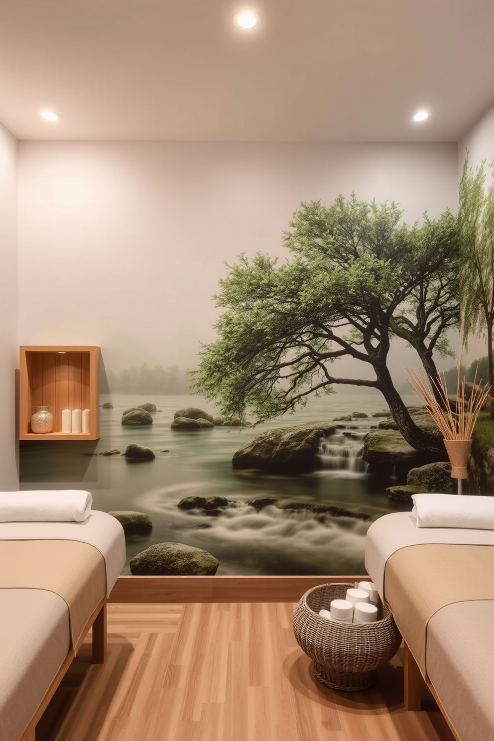 Home Spa Wall Painting Ideas 2