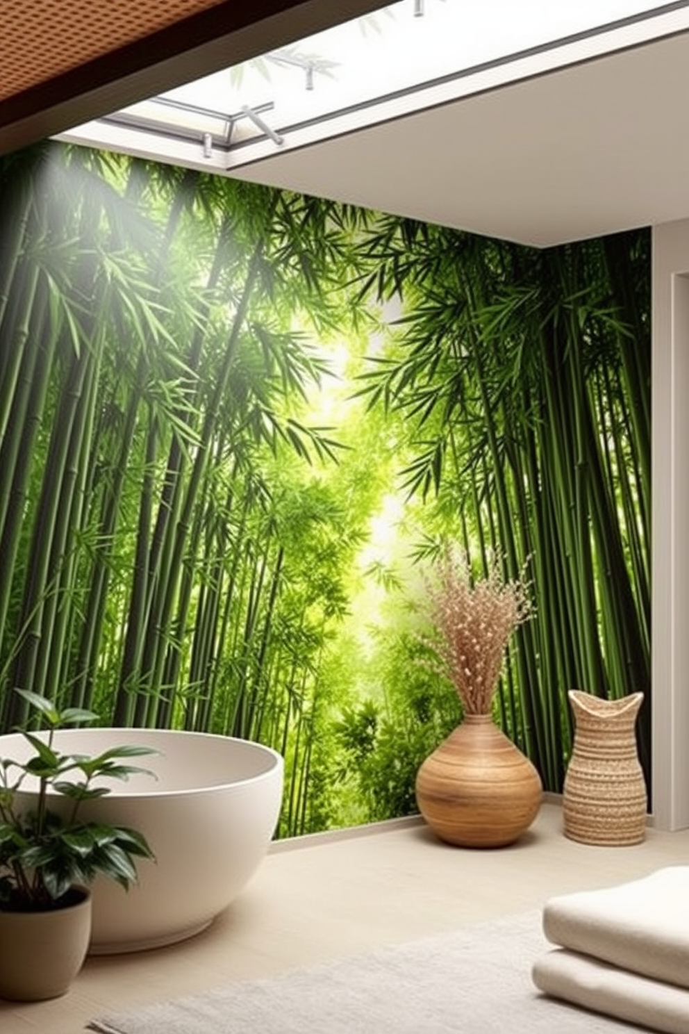 Home Spa Wall Painting Ideas 24