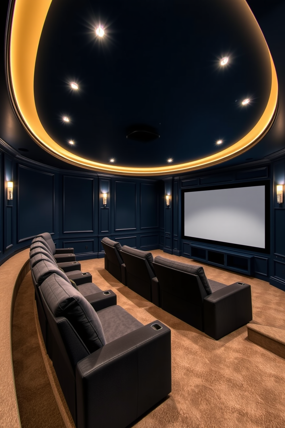 Home Theater Wall Painting Ideas 1