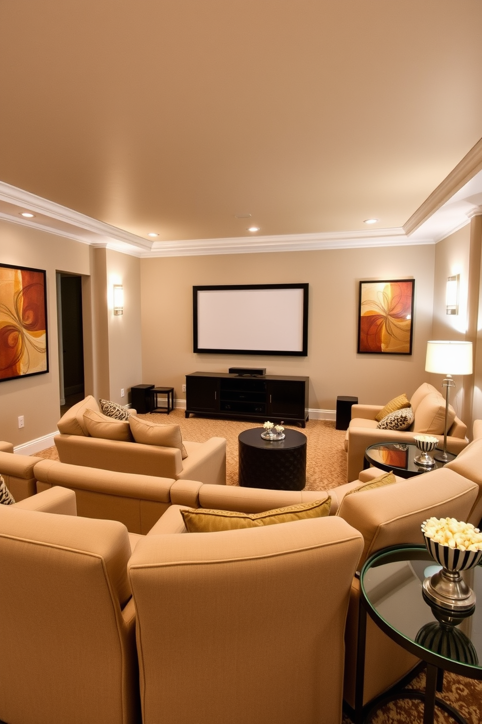 Home Theater Wall Painting Ideas 12