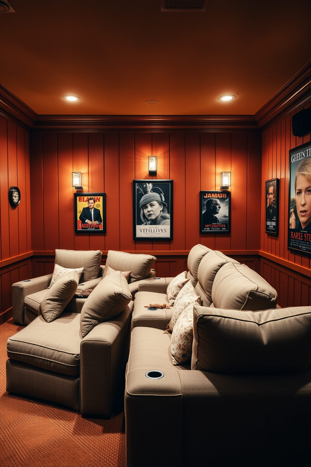 Home Theater Wall Painting Ideas 13