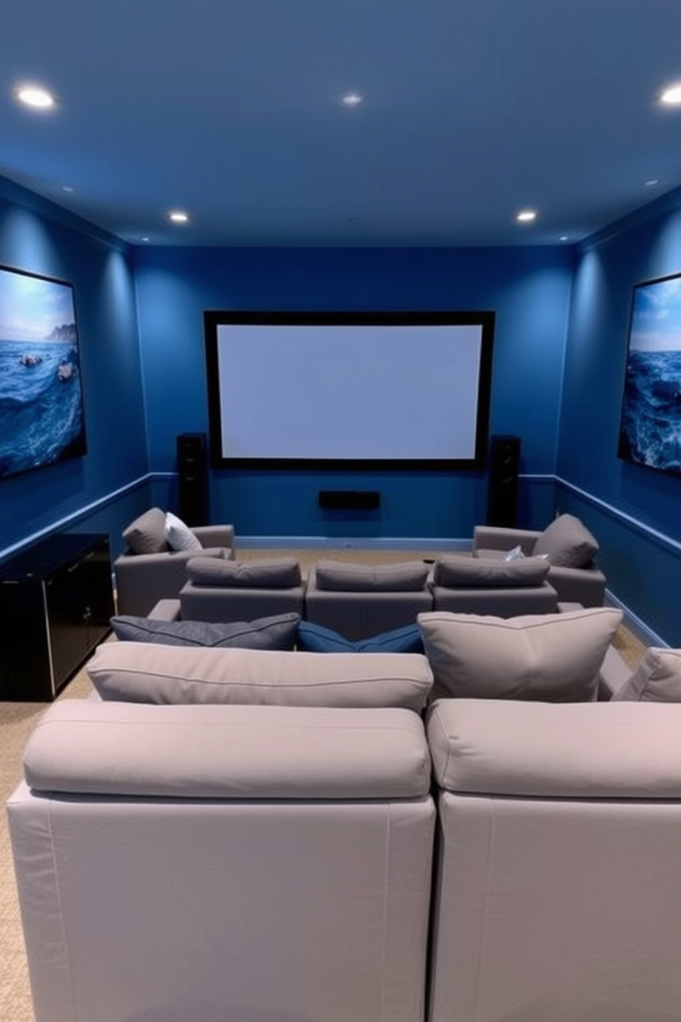 Home Theater Wall Painting Ideas 14